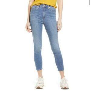 Madewell 10" High Rise Skinny Crop Jeans 5 Pocket Denim‎ Women's Size 29